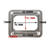 1 x Garrett T4 Turbo Inlet Flange Gasket 4-Bolt 304 Stainless JSR-DRP