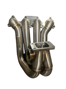 H Series T3 T4 Top Mount Turbo Manifold GSR Si H22A F20B 44mm For Civic DC2 H22 JSR-DRP