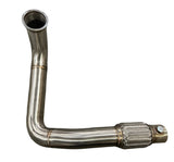 B Series Top Mount Turbo Manifold DownPipe GSR B16 B18 B20 44mm Civic Si DC2 EG EK 4 Bolt 2.5” V Band 3”