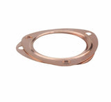 2 x 2.5” Inch Copper Header Exhaust Collector Gaskets Flanges Universal 3 Bolt JSR-DRP