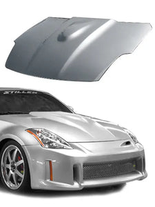 2003-2006 Nissan 350Z [Z33] Power Hood [Fiberglass Series 1] - 1035007 STILLEN