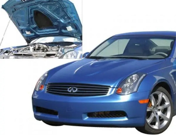 2003-2007 Infiniti G35 Coupe Power Hood [Fiberglass] - 1036007 STILLEN