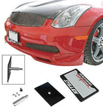 2004-2005 Infiniti G35 [Coupe], 2006-2008 Nissan 350Z [Z33], 2007-2009 Sentra Front License Plate Relocator - 105460 Stillen