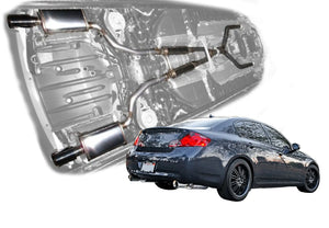 2007-2008 Infiniti G35 Sedan - Stainless Steel Cat-Back Exhaust System - 504375 STILLEN