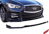 2014-17 Infiniti Q50 Premium - Front Splitter [Matte Black] - KB11226 Stillen