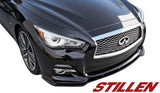 2014-17 Infiniti Q50 Premium - Front Splitter [Matte Black] - KB11226 Stillen