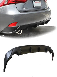 2014-2016 Lexus IS250, IS350 Rear Diffuser [Matte Black] - KB31002MB Stillen