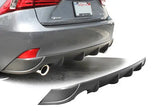 2014-2016 Lexus IS250, IS350 Rear Diffuser [Matte Black] - KB31002MB Stillen