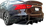 2016-2018 Nissan Maxima Rear Diffuser [Matte Black] - KB12818MB Stillen