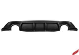 2017-2022 Infiniti Q60 3.0t Rear Diffuser [Matte Black] - KB11235MB Stillen