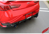 2017-2022 Infiniti Q60 3.0t Rear Diffuser [Matte Black] - KB11235MB Stillen