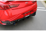 2017-2022 Infiniti Q60 3.0t Rear Diffuser [Matte Black] - KB11235MB Stillen