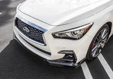 2018-2021 Infiniti Q50 Front Splitter - Sport - [Unpainted] - KB11240UF STILLEN