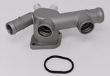 VW 2.0L New Beetle Cast Alum. Coolant Flange W/ 2x Temp Sensors 06A121132C 98-05 JSR-DRP