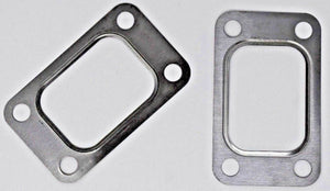 2 x Pack Garrett T3 Turbo Inlet Flange Gasket 4 Bolt 304 Stainless Steel USA T3 JSR-DRP