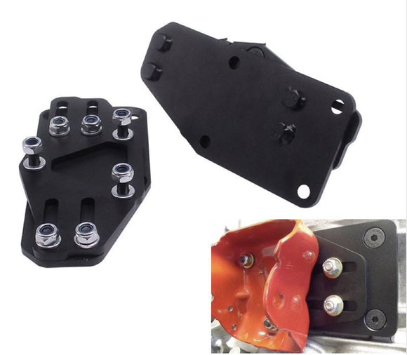 Dingo Sliders Adjustable Motor Mounts Adapters Black Steel LS Engine Swaps