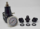 Aero 13130 30-70Psi Fuel Pressure Regulator Motive Gauge EFI Bypass An6 Fpr