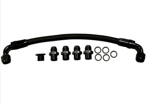 LS Crossover Fuel Line Kit -6AN LS1 LS2 LS3 LS6 LS7 LSX V8 Adapter Fittings