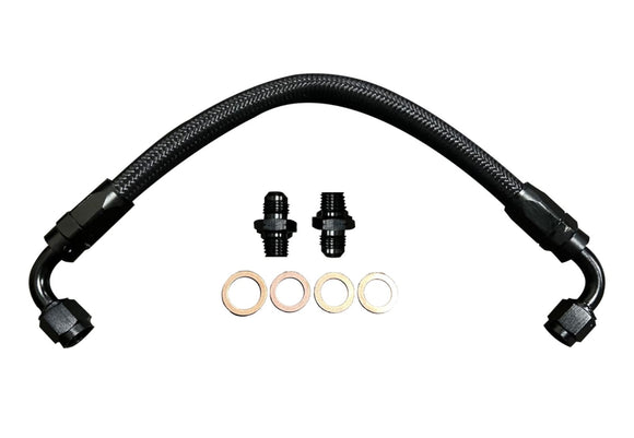 Power Steering Delete Line Braided Loop Hose 02-04 Acura Honda RSX Type S DC5