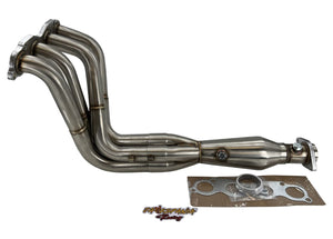 K Swap K20 K24 Megaphone Exhaust Header 2 Bolt 4-1 Tri-Y EK EG DC2 Civic Pipe US JSR-DRP