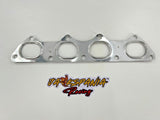 B16 B18 B20 B Series Stainless Steel Honda Acura Exhaust Manifold Gasket Dual