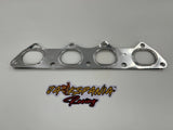 B16 B18 B20 B Series Stainless Steel Honda Acura Exhaust Manifold Gasket Dual