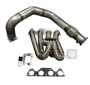 B Series T3 T4 Top Mount Turbo Manifold Pipe GSR B16 B18 B20 44mm Civic Si DC2 JSR-DRP