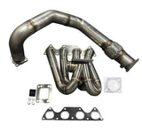 B Series T3 T4 Top Mount Turbo Manifold Pipe GSR B16 B18 B20 44mm Civic Si DC2