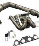 B Series T3 T4 Top Mount Turbo Manifold Pipe GSR B16 B18 B20 44mm Civic Si DC2