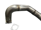 B Series Top Mount Turbo Manifold DownPipe GSR B16 B18 B20 44mm Civic Si DC2 EG EK 4 Bolt 2.5” V Band 3”