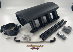 GM LS7 Intake Manifold Fabricated Aluminum 102mm EFI Fuel Injection Sheet LS USA - Jack Spania Racing