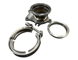 Turbo Exhaust Flange to 3" Conversion Adapter V Band Flange Clamp T3 T4 5 Bolt