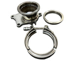 Turbo Exhaust Flange to 3" Conversion Adapter V Band Flange Clamp T3 T4 5 Bolt