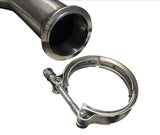 Turn Down Dolphin Muffler Stainless Steel Universal 3" Pipe Catback V Band