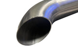 Turn Down Dolphin Muffler Stainless Steel Universal 3" Pipe Catback V Band