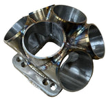 Stainless Steel 6-1 Turbo Merge Collector T3 T4 Flange 3mm Thick TIG Welded Weld