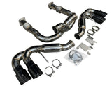 Exhaust for Chevrolet Corvette C8 2020+ Black Tips 6.2L V8 3" Muffler Pipe 2M