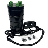 Dual External Fuel Surge Tank 1.5L Canister 6AN Supports 1500HP For Bosch 044