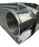 Universal SFWD Front Facing Intercooler 1000HP Reinforced Welds 3" to 3.5" 65PSI