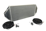 Backdoor Front Mount Intercooler Dual 3" Tucked Full Size Radiator Combo 16AN