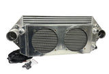 Backdoor Front Mount Intercooler Dual 3" Tucked Full Size Radiator Combo 16AN