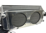 Backdoor Front Mount Intercooler Dual 3" Tucked Full Size Radiator Combo 16AN