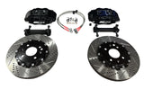 JSR Street Series Big Brake Kit 9.5" Spindle Front Drilled Slotted Rotor Caliper 88-00 Honda Civic