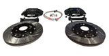 JSR Street Series Big Brake Kit 9.5" Spindle Front Drilled Slotted Rotor Caliper 88-00 Honda Civic