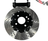 JSR Street Series Big Brake Kit 9.5" Spindle Front Drilled Slotted Rotor Caliper 88-00 Honda Civic