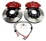 Big Brake Kit 9.5" Front Slotted Rotor Caliper 88-00 Honda Civic 5 x 114 114.3