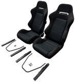 Reclinable Slider Seats For Recaro SR3 Style Civic Integra DC2 EK9 EK EG ITR CTR