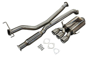 Tri Tip 3" CatBack Exhaust for Honda Civic Si Sport FK7 1.5T Coupe 17-21 Turbo