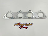 B16 B18 B20 B Series Stainless Steel Honda Acura Exhaust Manifold Gasket Dual US JSR-DRP