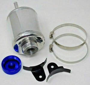 Billet Aluminum Power Steering Tank Reservoir & Cap Universal 2Day Delivery 🇺🇸 JSR-DRP